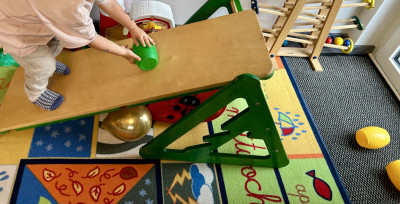 Rutsche als Schräge