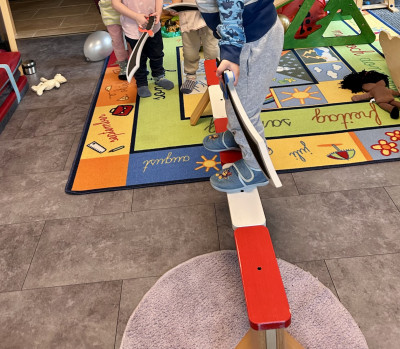 Balancierbalken im Zimmer