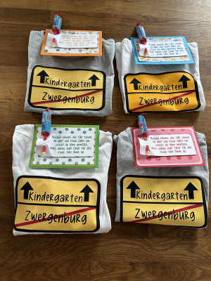Ein kleines Abschiedsgeschenk für die Kinder