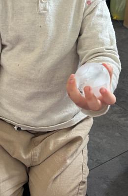 Eis, fühlen und spüren