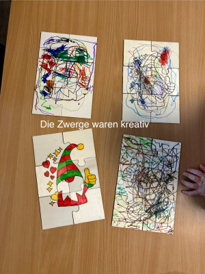 malen auf Holzteilen