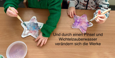 Malexperiment mit Woodystiften