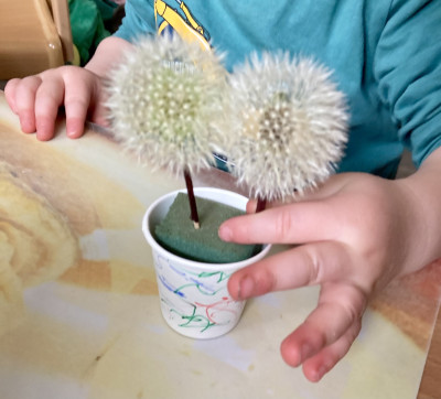 Basteln mit Naturteilen